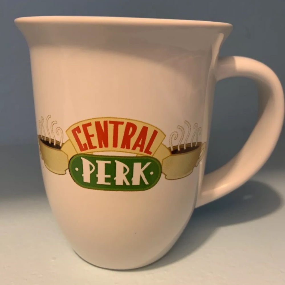 Friends TV Show Central Perk Logo Wide Rim Mug Coffee Cup 16 Ounces